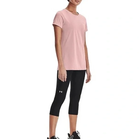 Under Armour Women’s Crew Neck Short Sleeve Tech Shirt - Light Pink - Picture 5 of 6